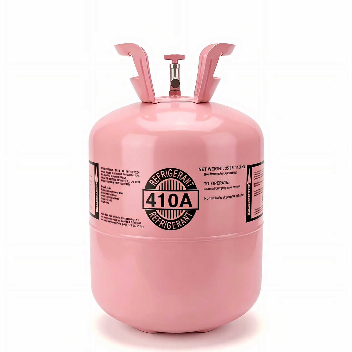R410A 25lbs Refrigerant  100% Virgin New Factory Sealed Cylinder